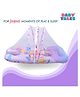 Baby Tales Little Rabbit Printed Baby Bedding with Mosquito Net - Purple