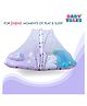 Baby Tales Little Duck Printed Baby Bedding with Mosquito Net - Lilac
