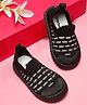 ONYC Mesh Detailed & Abstract Designed Slip On Shoes - Black