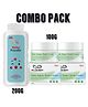 Joychick Baby Powder Nourished with calming Sandalwood and nourishing Goa Butter Tree Extract - 200g & Newborns Baby Diaper Rash Cream 100g