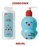 Joychick Baby Shower Gel Nourished with Pro-Vitamin B5 and Chamomile 200ml & Joychick Baby Powder Nourished with calming Sandalwood and nourishing Goa Butter Tree Extract 200g