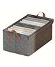 New Pinch Wardrobe Flap Organizer For kids  Clothes Storage Organizer with Handles & Metal Frame Foldable storage bag for Clothes Drawer Storage Organizer For Clothes (26Liter) pack of 1
