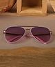 DukieKooky Solid Polarized & UV Protected Aviator Sunglasses - Purple