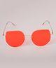 DukieKooky Solid Polarized & UV Protected Oversized Sunglasses - Red