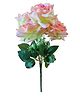 YOGO DECOR Dutch Rose Artificial Flower -Peach, 7 Flowers (Set of 1 Stick) for Home & Office Decor | Elegant & Durable | Ideal for Hotels, Restaurants or Floral Bouquets Arrangements
