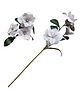 YOGO DECOR Magnolia Bicolour Artificial Flowers -Royal Pink, 1 Stick with 3 Flowers for Home & Office Decor -Elegant & Durable -Ideal for Hotels, Restaurants or Floral Bouquets Arrangements