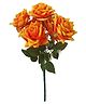 YOGO DECOR Passion Rose Artificial Flowers - Yellow, 7 Flowers (Set of 1 Stick) for Home & Office Decor -Elegant & Durable -Ideal for Hotels, Restaurants or Floral Bouquets Arrangements