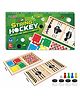 Toyaffair 3 in 1 String Hockey  Ludo, Snake & ladder and String Hockey| Fun Indoor Sports Game for Kids | Easy-to-Play, Entertainment Perfect for Parties & Gatherings Strategy & Educational Game