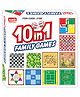 Ankit Toys and Games 10-in-1 Family Board Games Set  Ludo, Chess, Snakes & Ladders, & More | Fun Strategy & Educational Game for Kids & Adults