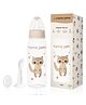 Mama Jama Anti-Colic, BPA Free PP 225 ml Feeding Bottle (Brown, Raccoon)