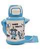 BAYBEE Hydro 2 in 1 Kids Sipper Water Bottle with Straw | BPA Free Stainless Steel Flask with Carry Strap for School, Travel | Leak Proof with Dual Mode | Baby Sipper Bottle for Kids (500ml, Blue)