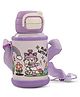 BAYBEE Hydro 2 in 1 Kids Sipper Water Bottle with Straw | BPA Free Stainless Steel Flask with Carry Strap for School, Travel | Leak Proof with Dual Mode | Baby Sipper Bottle for Kids (500ml, Purple)