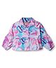Tales & Stories Viscose Woven Full Puffed Sleeves Jelly Fishes Printed Shirt Style Top - Multi Colour