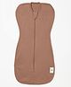 Cocoon Care Bamboo Arms Up Swaddle Pod For Babies 1-3M Brown