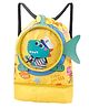 Asera Waterproof Cartoon Kid's Swimming Bag Portable Beach & Sports Backpack with Dry-Wet Separation (Yellow)