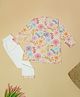 Desi Soota Cotton Woven Full Sleeves Floral Pinted Kurta & Pyjama Set - Multi Colour