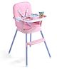 Multifunction Folding Dining Chair For Children - Pink