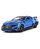 TodFod Die-Cast Model Car, 1:32 Scale, Black with Gold Accentsband Hood Pull Back Super Car with Openable Doors Sound and Light for Birthdays Gift Party Decorations (Camaro 1:32)