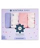 Nintara Baby Soft, Breathable, Lightweight, 100% Organic Cotton Extra-Large Swaddle Pack of 4 - Blossom Baby