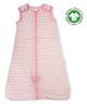 NINTARA BABY Lightweight, 100% Organic Cotton 0.5 TOG Medium Sleep Sack Pack of 1 - Pink Lemonade