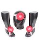 Tipy Tipy Tap Floral Applique Detailed Footless Shoes With Headband - Pink