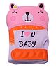 Tipy Tipy Tap Baby Animal Designed Hand Glove With Attached Teether - Pink