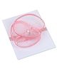 Tipy Tipy Tap Floral Applique Detailed & Pearls Embellished Headband - Pink