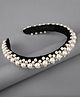 Tipy Tipy Tap Pearls Embellished Hair Band - Ivory