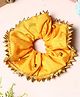 Tipy Tipy Tap Gota Lace Embellished Scrunchie - Gold