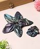 Tipy Tipy Tap Set Of 2 Star Shaped & Solid Scrunchies - Blue
