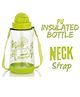 Reliance PLAST Kids Plastic Water Bottle with Straw, Sipper Bottle, Leak Proof, BPA Free, Food Grade, School & Picnic Bottle - Green (500ml)