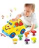SANJARY Education  bump & go car Fruits shape shorting Musical Light Puzzles, Toy for kids color design may vary