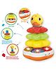 SANJARY Duck Ring Stacker Musical light & sound Toy for kids color design may vary