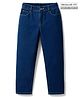 Pine Kids Denim Woven Full Length Washed Jeans - Blue