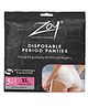Zoy Overnight Period Panties | 360° Coverage | Panty Like Fit | Medium-Heavy Flow, XL Period Panties (Pack of 5)