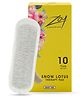 Zoy Snow Lotus Therapy Pad | Daily Use | Gynaecologist Recommended | Size - 160mm Sanitary Pad-Pack of 10