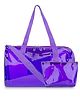Echo Boomers Purple Transparent Jelly Duffle Bag with Matching Pouch Height 22 cm