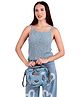Baby Gear Printed Travel Diaper Sling Bag with Multiple Pockets - Bear Print Blue