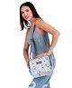 Baby Gear Printed Travel Diaper Sling Bag with Multiple Pockets - Bunny Print Grey