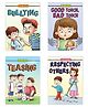 Serious Life Issues Books Set of 4-Good Touch Bad touch,Respecting,Bullying,Teasing - English