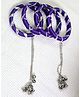 Kamule Navratri Theme Set Of 4 Silk Thread Detailed Tassels Embellished Bangles - Purple