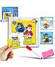 Wembley Paw Patrol - 3 in 1 Jigsaw Magnetic Puzzle for Kids Educational Fun Learning DIY Creative Activity Set Dot-to-Dot Sketching - Multicolor