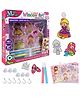 Wembley Toys 2-in-1 Window Art Kit| DIY Suncatcher Colorful & Joyful Art Set| Easy-to-Stick Stickers with Glass Paints| Safe & Kid-Friendly Suncatcher Sticker for Kids - Princess