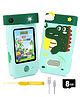 Wembley Smart Phone Mini Toy Mobile for Kids Dino Design Rotating Camera Educational Learning 8GB SD Card Included - Green