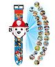 Wembley Toys Digital Projector Watch with Time Date Month Display Silicone Strap Marshall Theme - Red