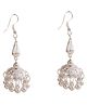 Kaku Fancy Dresses Vintage Style Imitation Silver Earrings - Silver