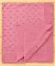 I Bears Cotton Blanket with Design - Coral