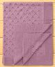 I Bears Cotton Blanket with Design - Plum