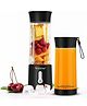 Truesnap QUIX PRO | 500ml Personal Portable Blender, 4000mAh USB-C Rechargeable, 230W Motor with Pulse & Blend Modes, 6-Blade Stainless Steel, Leakproof & Travel-Ready Smoothie Maker-Black