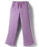 Femea Fleece Knit Side Taped Track Pants - Lavender